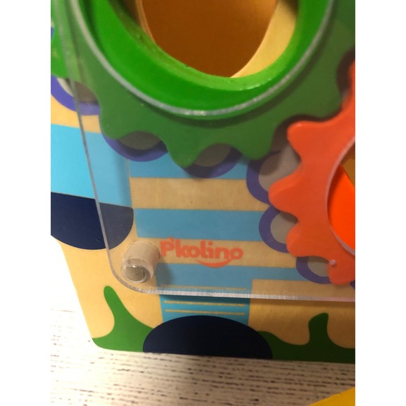 P’kolino Geared Shape Sorter Wooden Toy - Picture 3 of 6